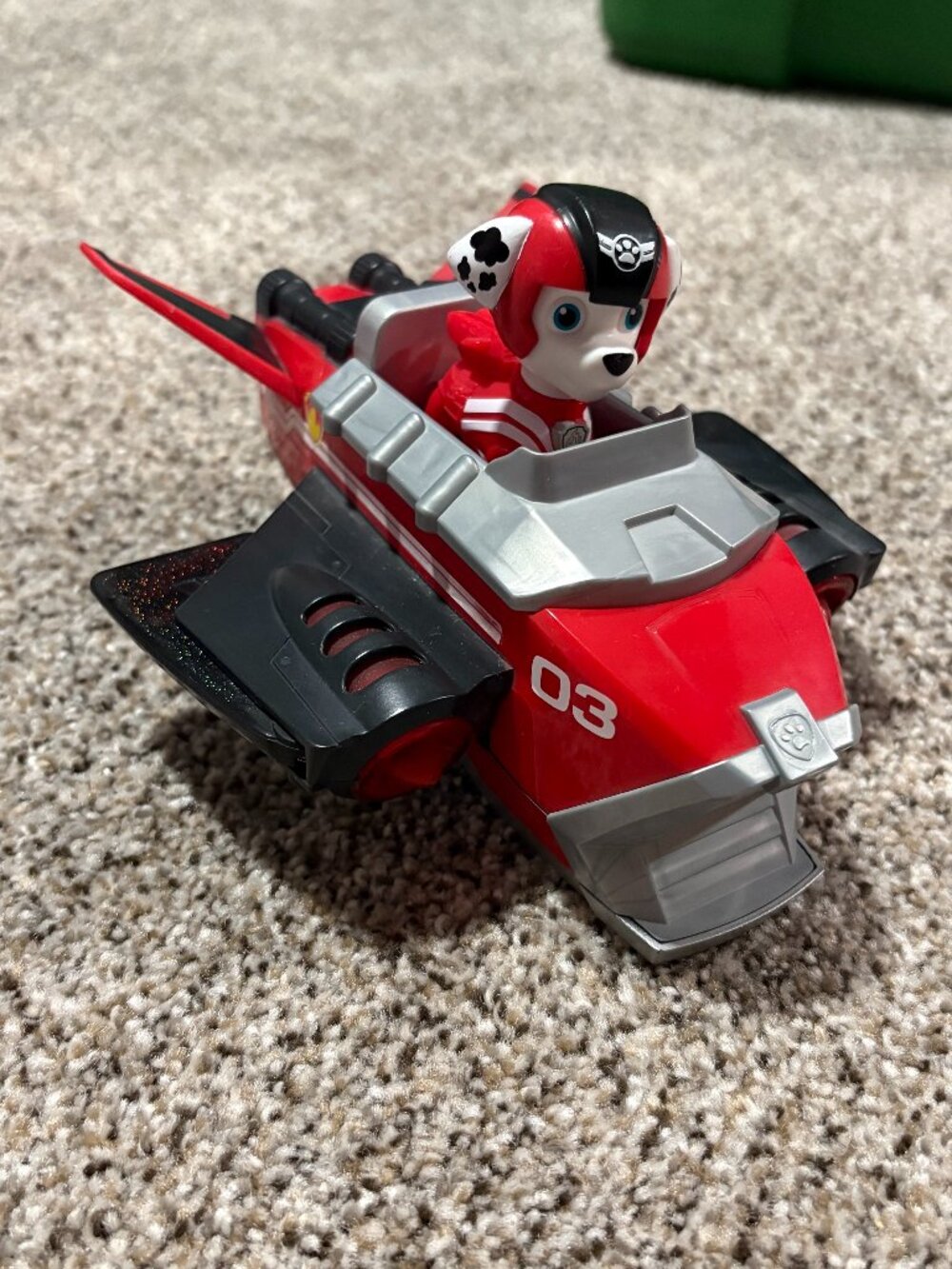 PAW Patrol Jet Rescue Marshall Deluxe Transforming Vehicle